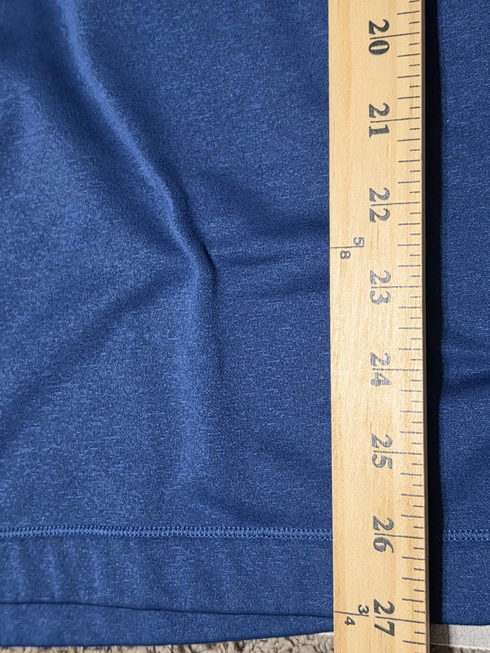 North Face Retro Men's Blue Quarter-Zip Pullover with Gray Shoulder Panel